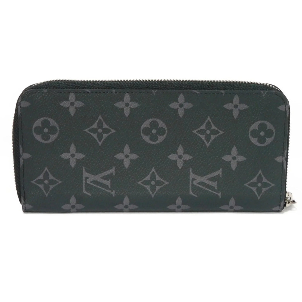 Zippy (Good) Billfold LOUIS Vertical Pre-Owned Eclipse VUITTON Round Long Logo Noir M62295 Zipper Monogram Men's Wallet LV