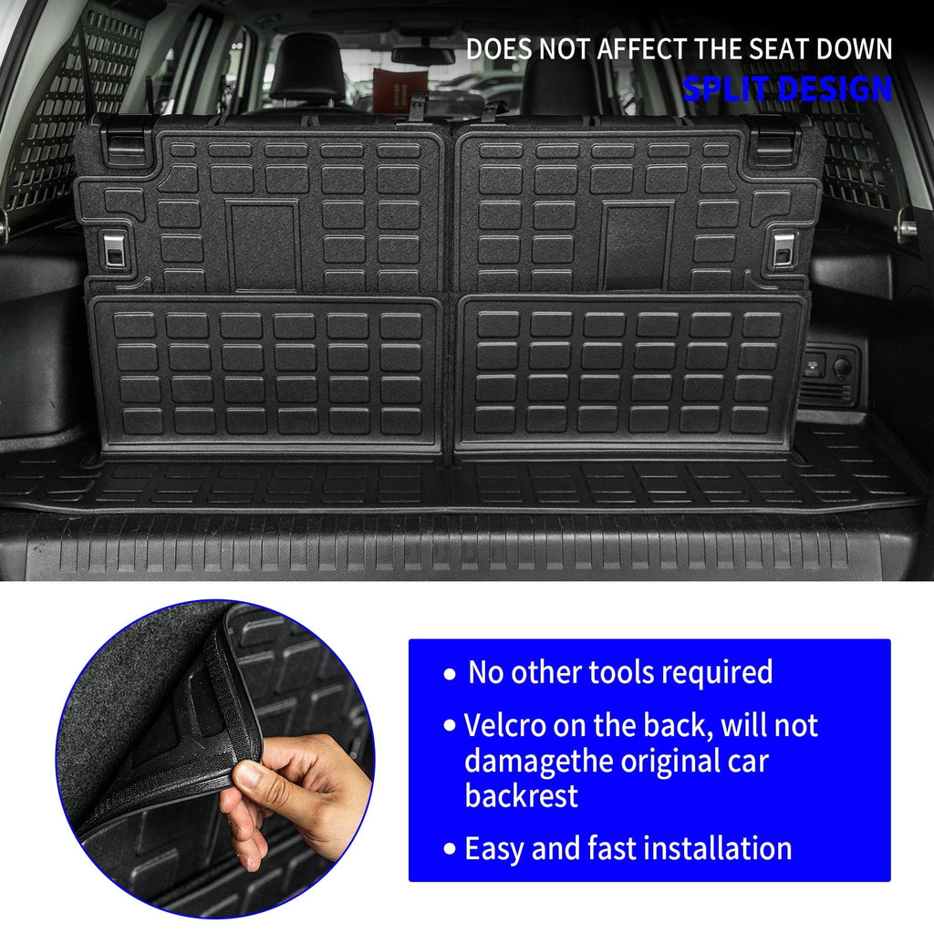 Mats) Backrest Row Toyota (3rd Mat+Floor 7 Cargo Mats+Trunk Trunk Fit Mat Liner 4Runner 2013-2023 Seats
