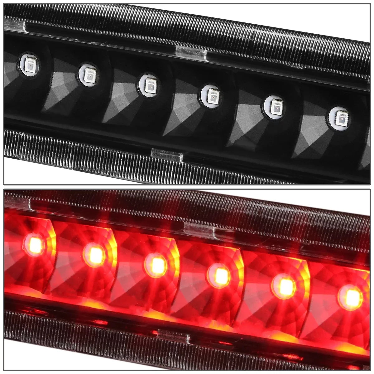 N210 08 Housing 04 Third For 06 Black Motoring DNA 07 Light 2009 3rd 2003 4Runner Toyota Lamp Stop Rear 3BL-4RUNNER03-LED-BK Tail LED Brake to 05