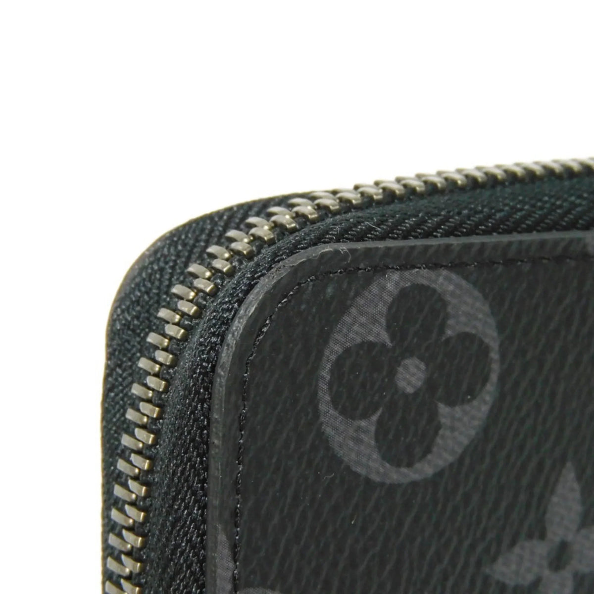 Zippy (Good) Billfold LOUIS Vertical Pre-Owned Eclipse VUITTON Round Long Logo Noir M62295 Zipper Monogram Men's Wallet LV