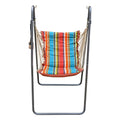 Polyester The Stand Blue Orange Soft Hamptons and Chair Hammock with Comfort 64" Collection