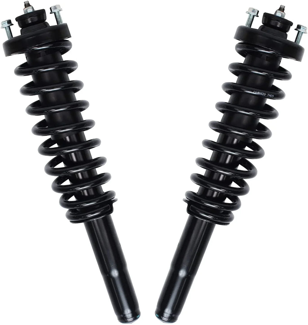 Struts Spring for Assembly 2 w/Coil Axle 1998 Install CR-V 1999 Quick 1997-2001 Struts Detroit Ready Replacement Complete Struts 2000 - Honda Front