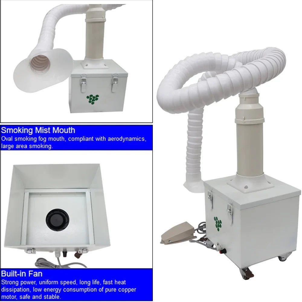 Smoke Purifier Welding Portable Purifier Foot 12V with Smoke Dry Welding Extractor Switch Fume