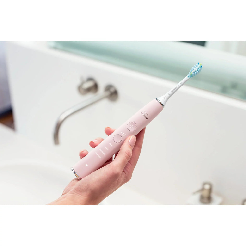 Rechargeable Smart Power 9500 Philips DiamondClean Electric HX9924/21 Pink, Toothbrush, Sonicare