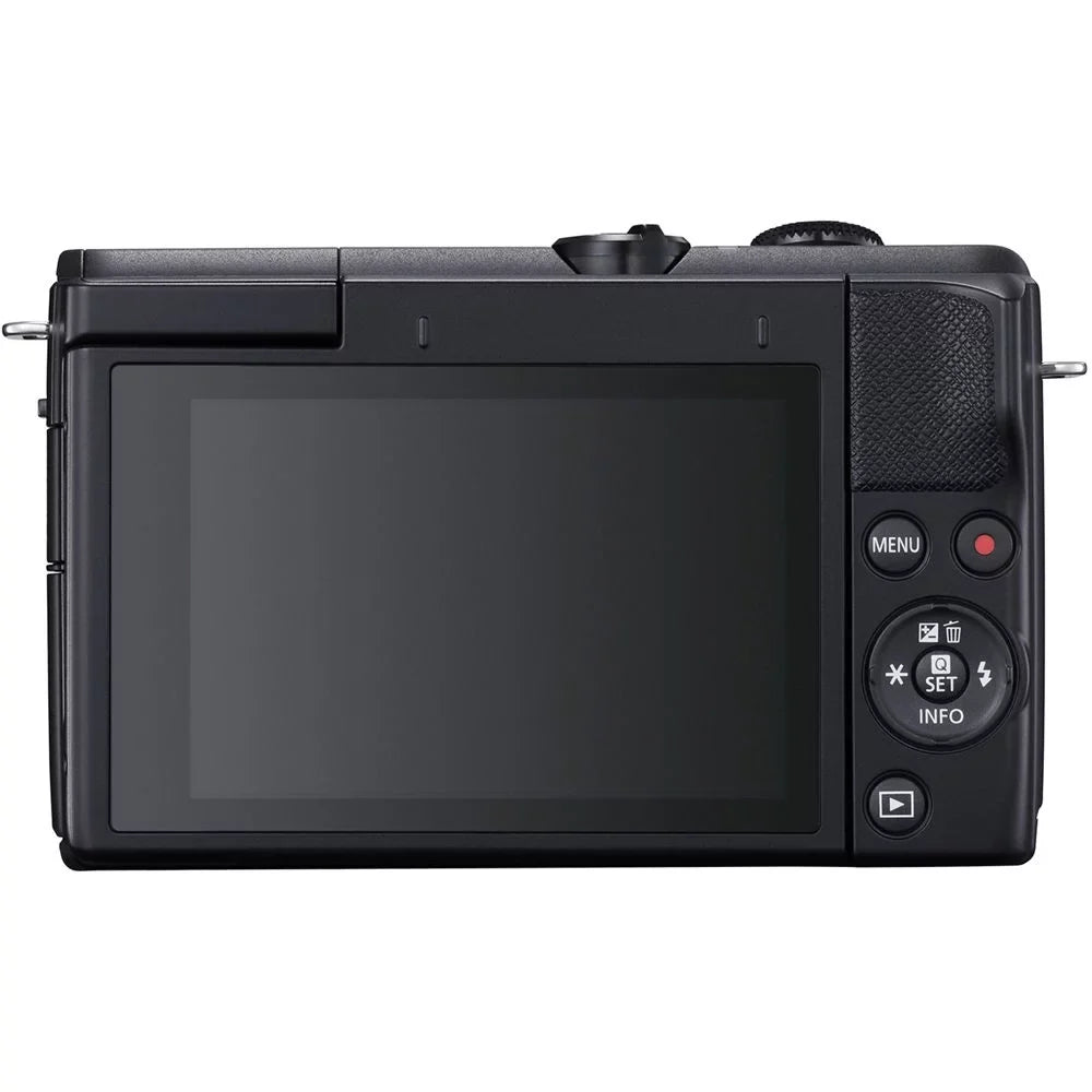 Tripod 15-45mm 64GB + M200 Strap Camera Case (Refurbished) Keeper Card EOS Digital Kit Reader Card + with Canon (Black) + Flex + (3699C009) + + + Hand Restored Memory + Lens Cap Cleaning Wallet Mirrorless Memory