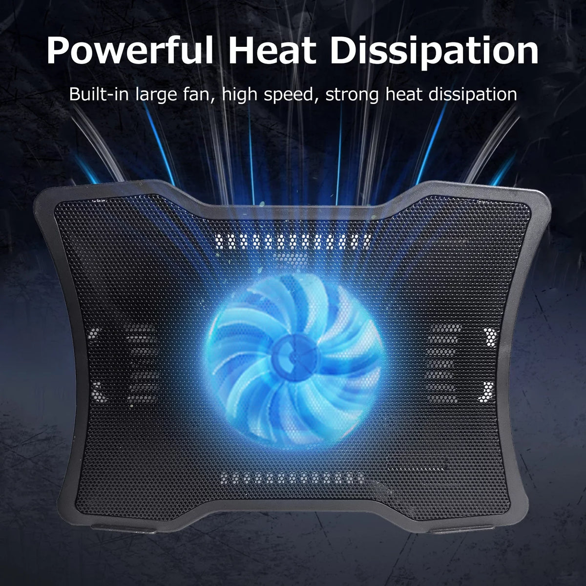 14 Noise USB Cooling Laptop Laptops Support Single Laptop Portable Fan Cooler Two inch Design Low Arealer Below Base Ports