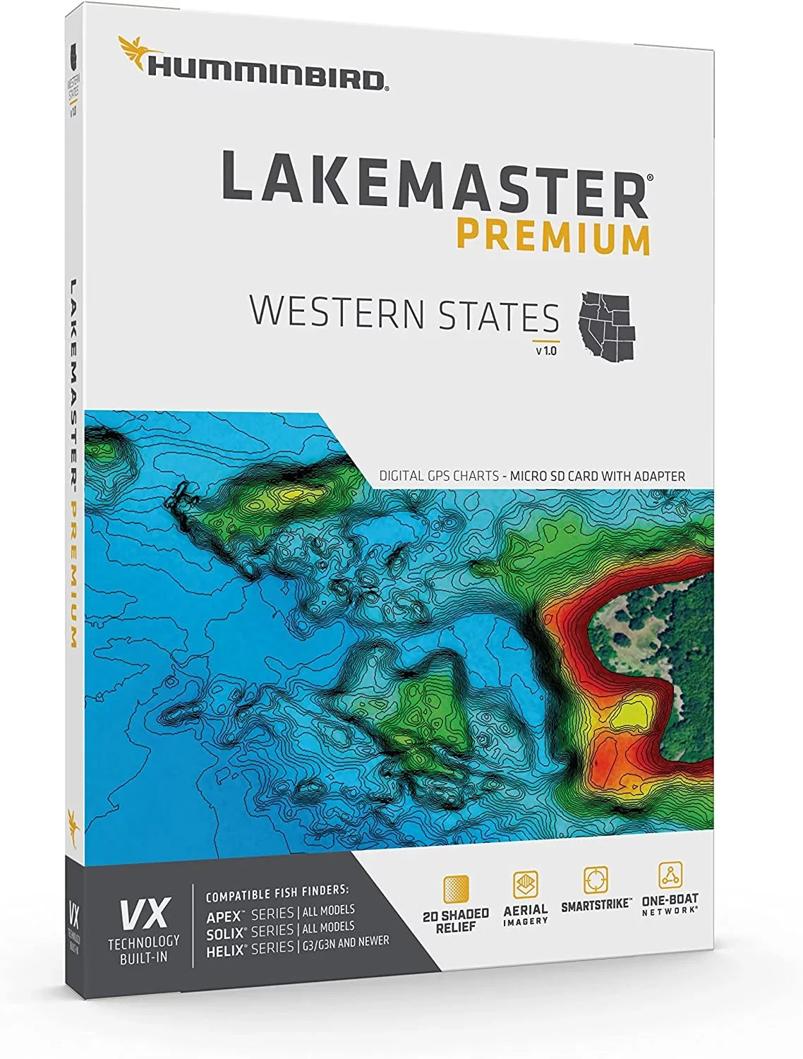 VX One V1 Humminbird Western Ntwrk Premium Boat Technology State LakeMaster