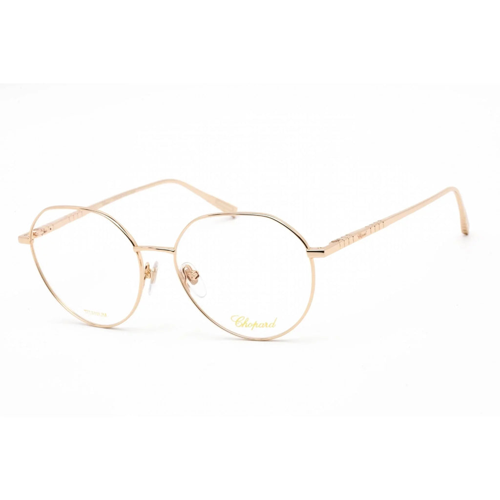 Gold Chopard Women's Metal Eyeglasses Shiny Rose 0300 VCHF71M