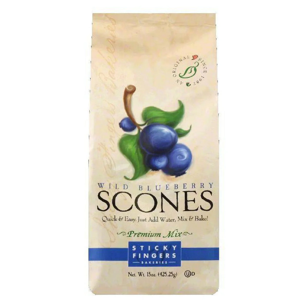 OZ 15 Sticky of Blueberry, 6) Fingers Scones (Pack
