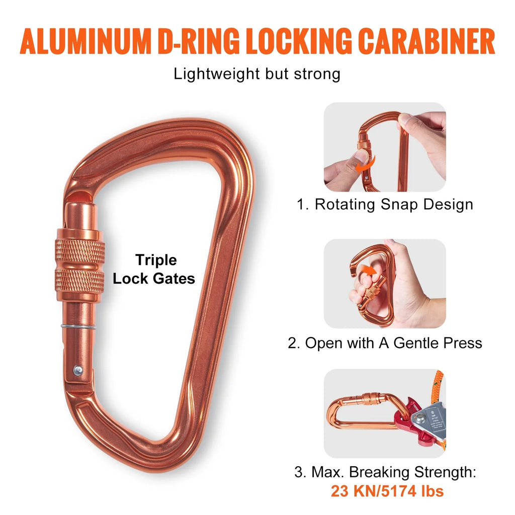 flipline, Steel Arborist Tree 8' 1/2" Steel BENTISM Line Lanyard, Aluminum Climbers Climbing for Extra with Flipline, Alloy Alloy Core x Snap Arborist, Hook, Carabiner for and Tool Tree Flip