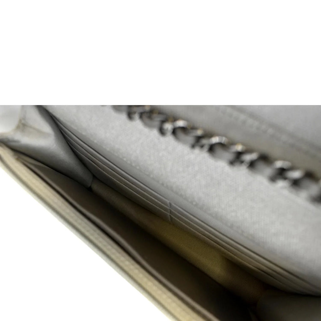 Light Canvas 2.55 CHANEL Grey Space Crossbody WOC Quilted Bag Reissue Pre-Owned Classic Charm