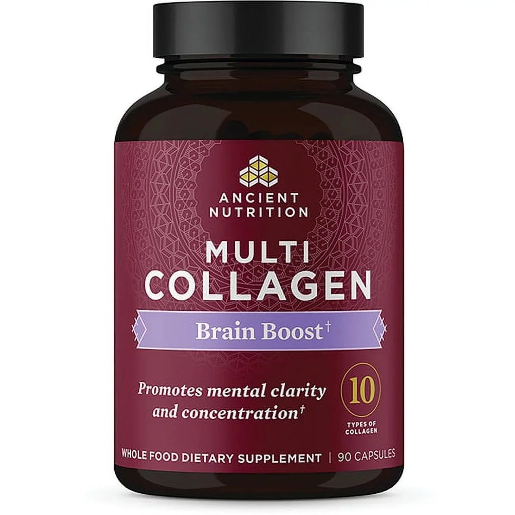 90 Caps Brain Boost Multi Ancient Nutrition Collagen