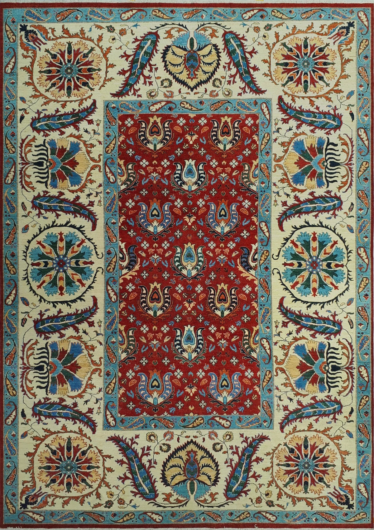 Rug, Aria x 13'9" Red/Ivory 9'9" Matias