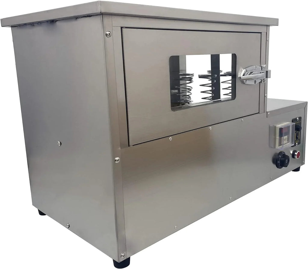 Pizza Bases Rotational Steel Cone Pizza EQCOTWEA Oven for 12pcs Margherita Pie Pizza with Toaster Stainless Commercial