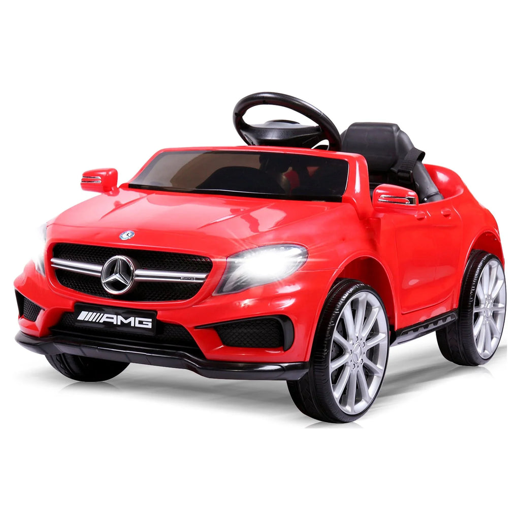 Licensed on Remote Music Age Car Red Kids Child, Control Mercedes Lights Ride 6V Benz W/ TOBBI 3-6