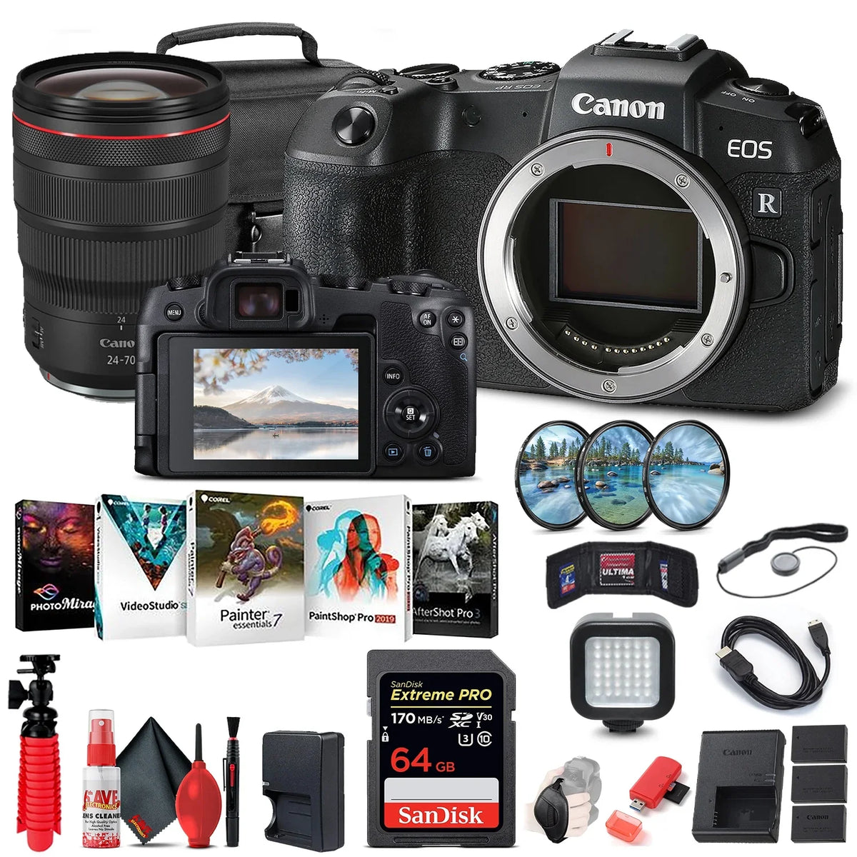 24-70mm + Canon RP (3380C002) EOS Mirrorless RF Camera Canon + Digital More