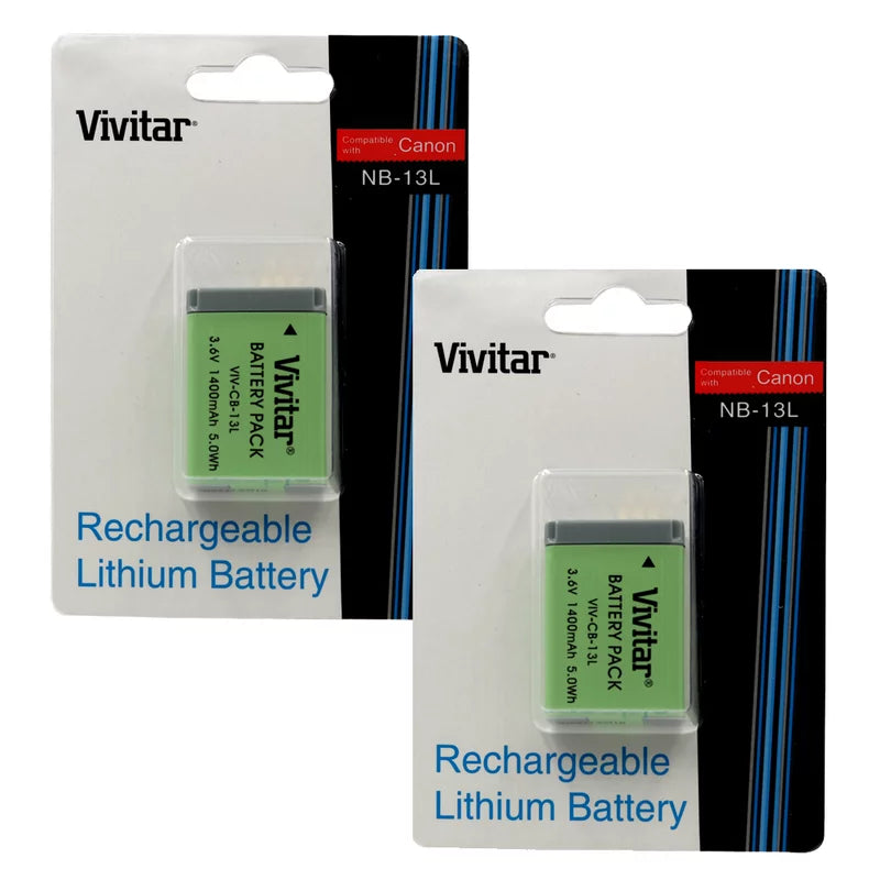 HS Rechargeable Camera Two Replacement 13L PowerShot Vivitar Battery Canon NB Digital SX720 Canon for