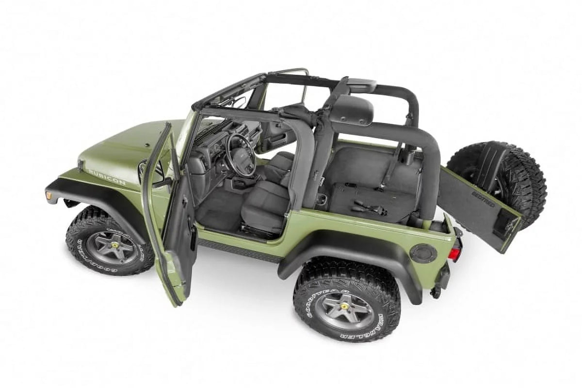 1997-2005 Wrangler TJ/LJ Wrangler X - / / Bedtred TJ Jeep Cnsl) Cntr Kit 97-06 RealTruck (W TJ, select: 2006 3Pc Jeep BTTJ97F Flr by Shlds BedRug Front Ht Compatible Jeep with