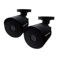 Outdoor, to Compatible a HD Cameras, Night Vision, Night Indoor Surveillance Bullet 2-Pack, Owl Owl Wired 1080p Recorder Night Black, Add