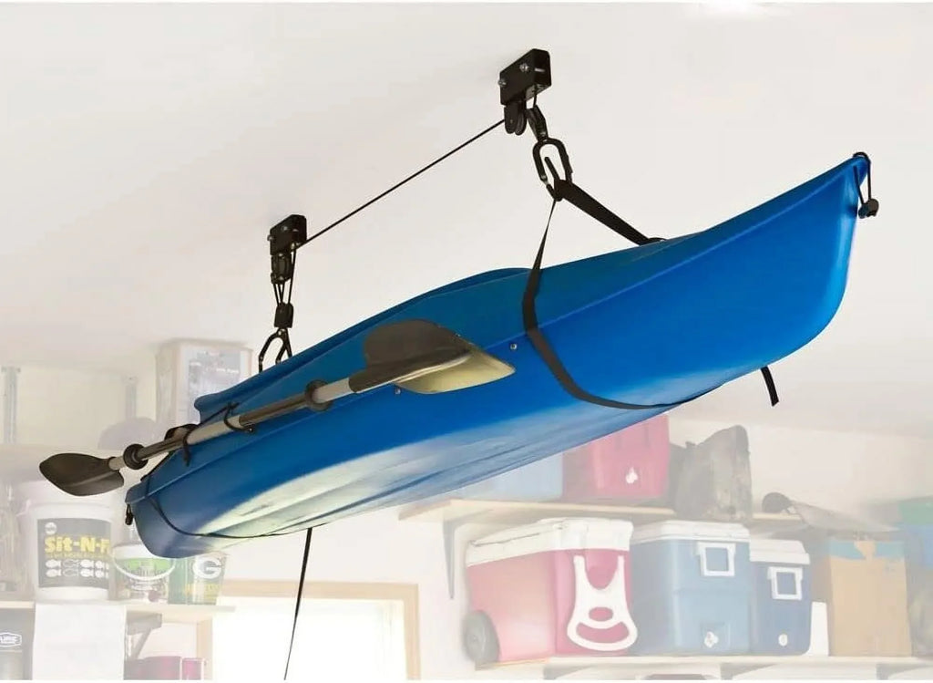 And Canoe Overhead Hoist Storage Pack 2 - Kayak