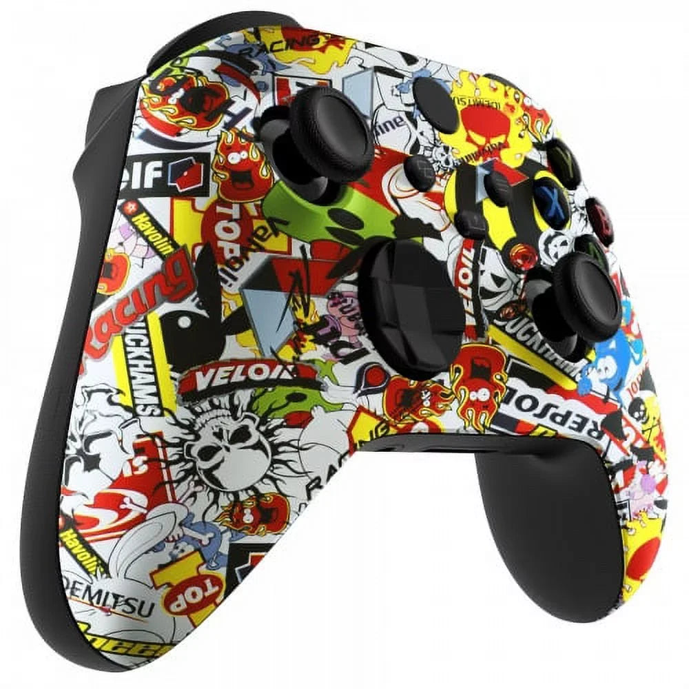 Controller jack) "Sticker Custom Bomb" (with 3.5 X Unique One Design Xbox UN-MODDED