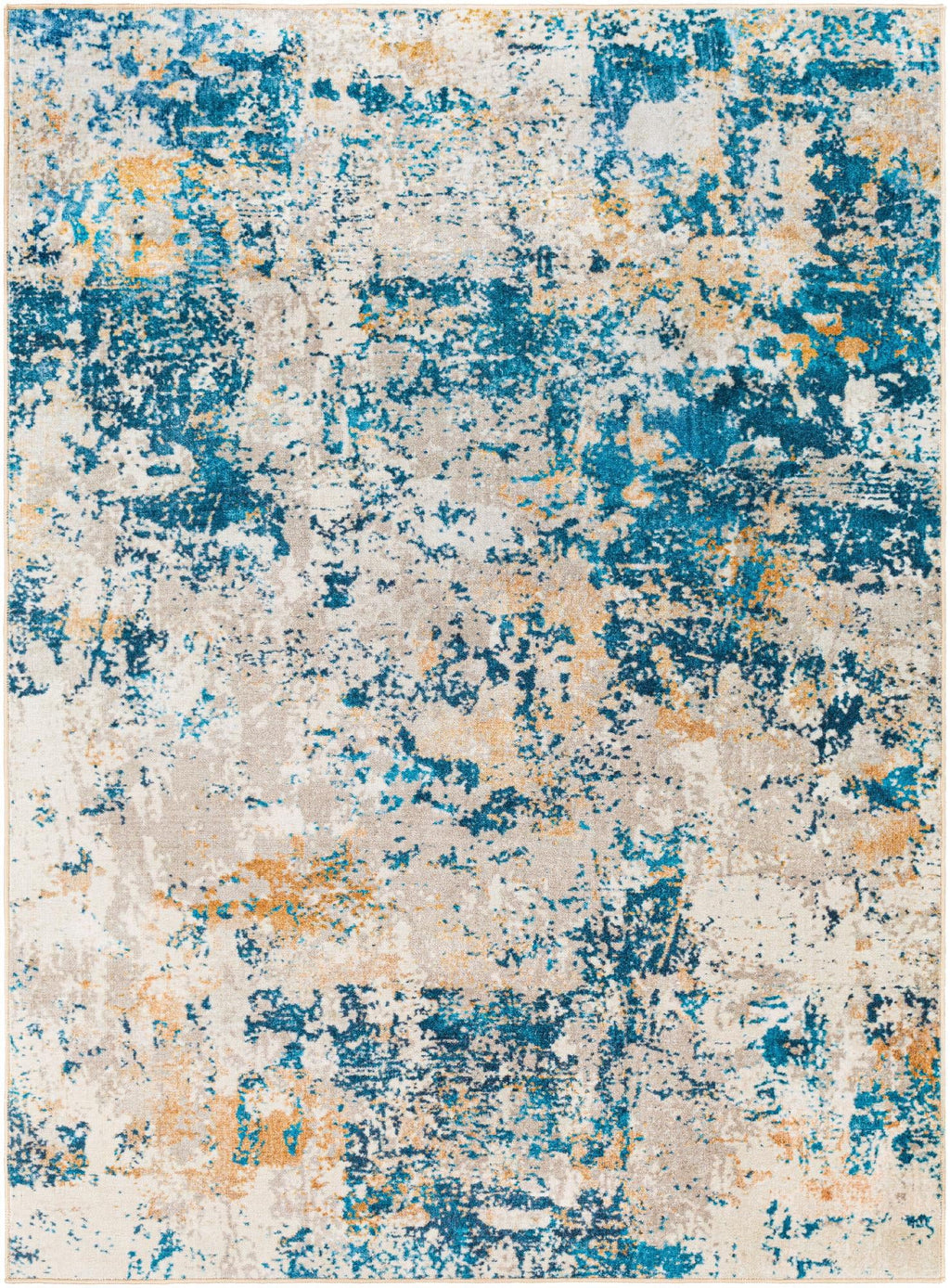Mark&Day 10'6") Ulen Rugs, Washable Modern (7'10" Teal Rug Area 8x10 Area x