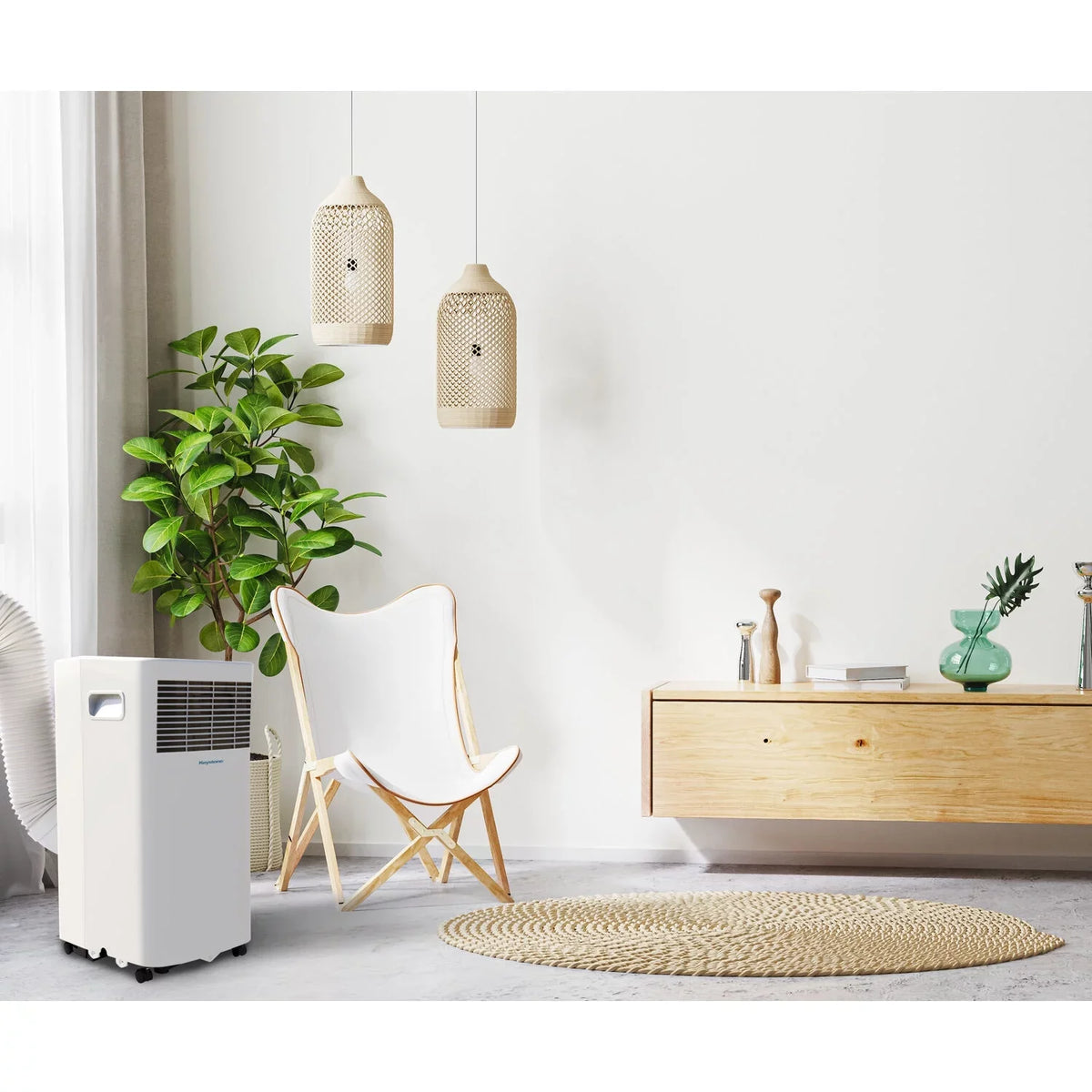 Air Keystone a Remote BTU Portable Sq. Room with Ft. Conditioner I up for 250 5,000 115V Sense to Control