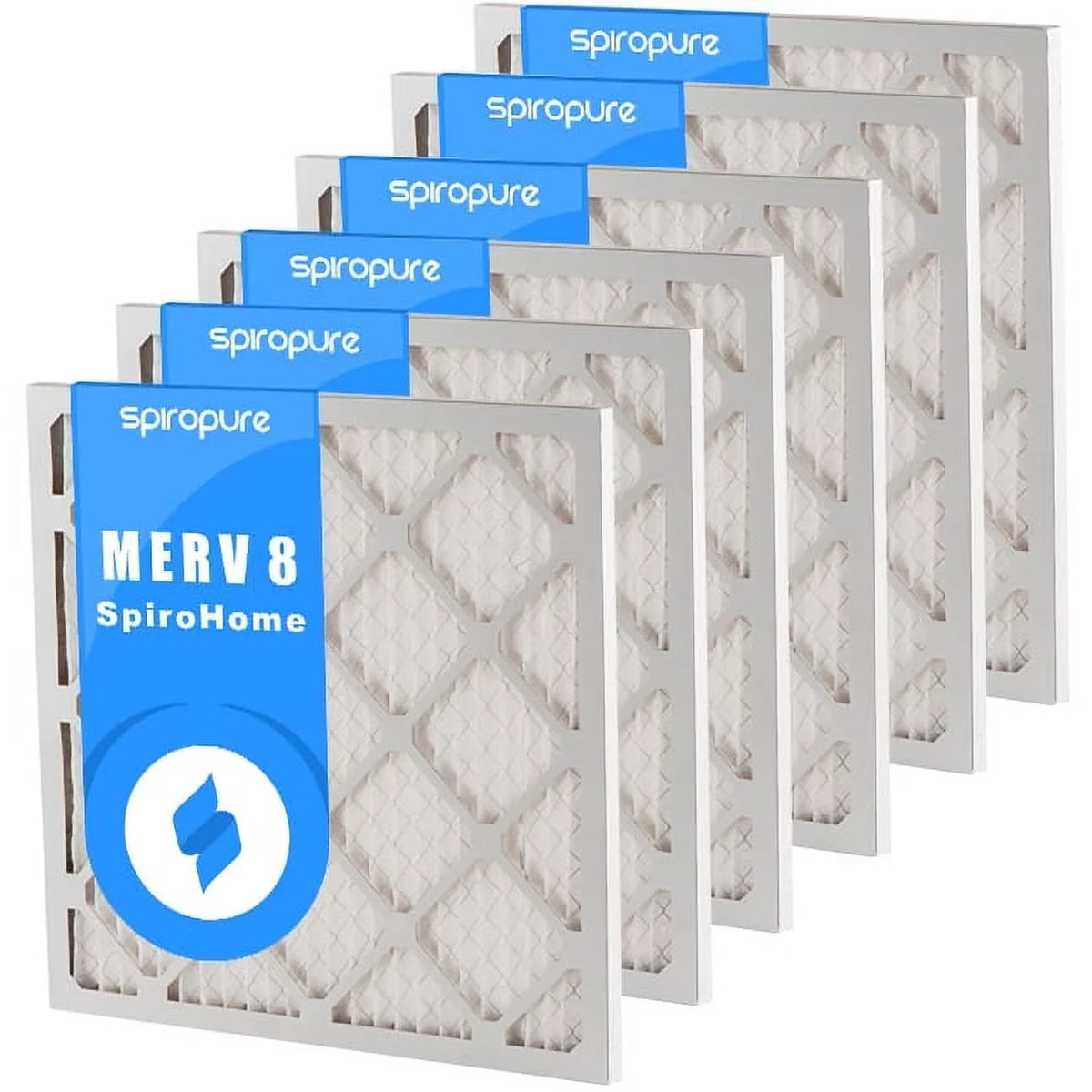 8 Made Air USA 16X18X1 in MERV - Pack) SpiroPure (6 Filters Pleated