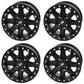 Star 14X7 Pro Wheel 4/137 Pack) Uinta + For Beadlock Lone Can-Am Matte Defender 2.0 2021-2022 5.0 (4 Black Hd10 Tusk