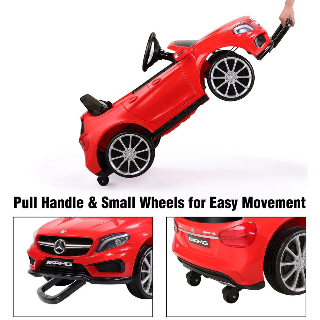 Licensed on Remote Music Age Car Red Kids Child, Control Mercedes Lights Ride 6V Benz W/ TOBBI 3-6