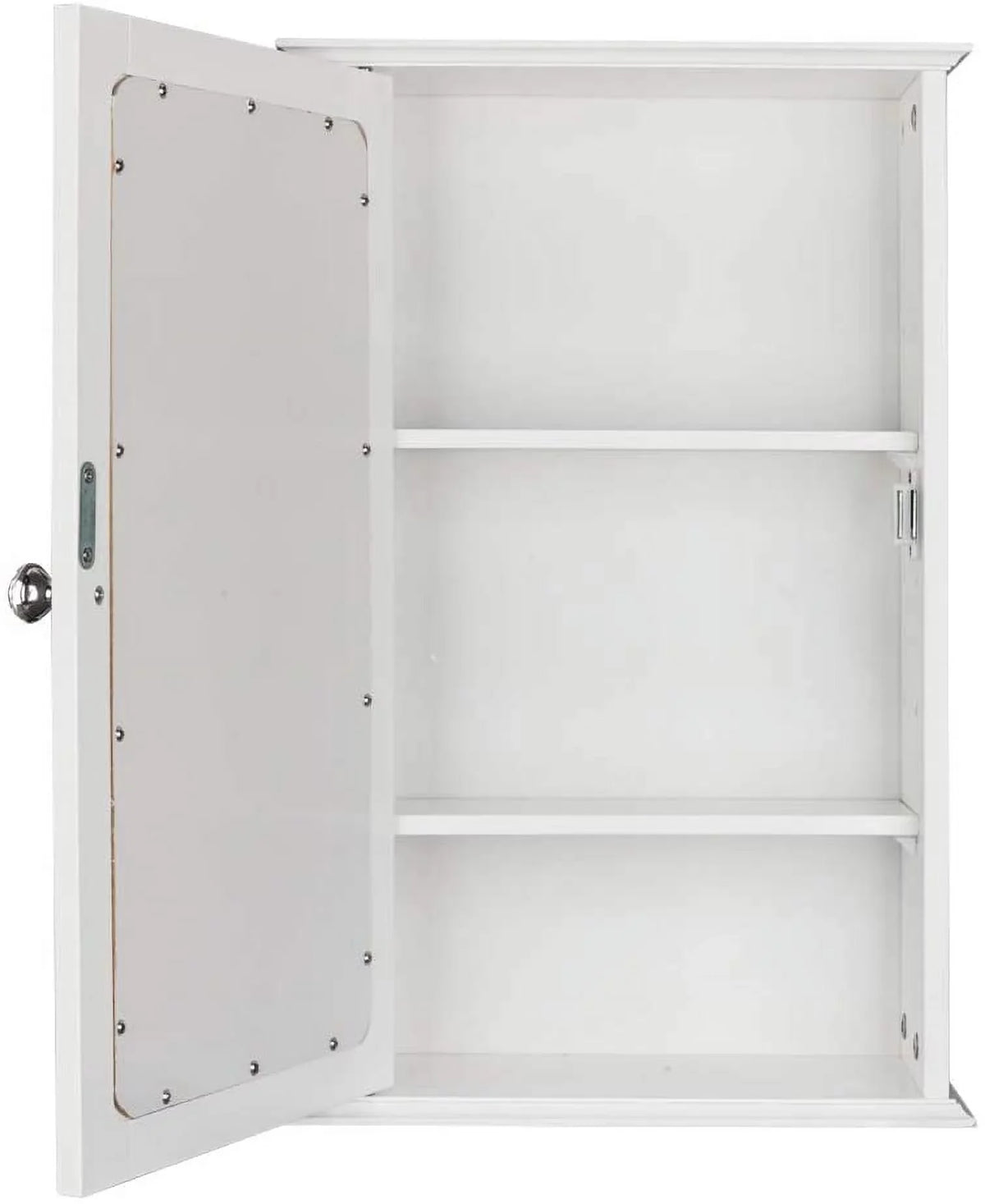 Mount Adjustable Cabinet Single 2 and Storage with Bathroom Medicine BSL Mirrored Organizer White Wall Shelves Door Cabinet