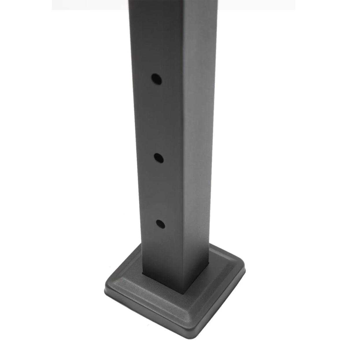 Concrete Level Deck Level Square Post Wood Cable Cable Railing Stainless Two System Railing Steel Fence Sides 36''x2''x2'' Post Pre-Drilled for