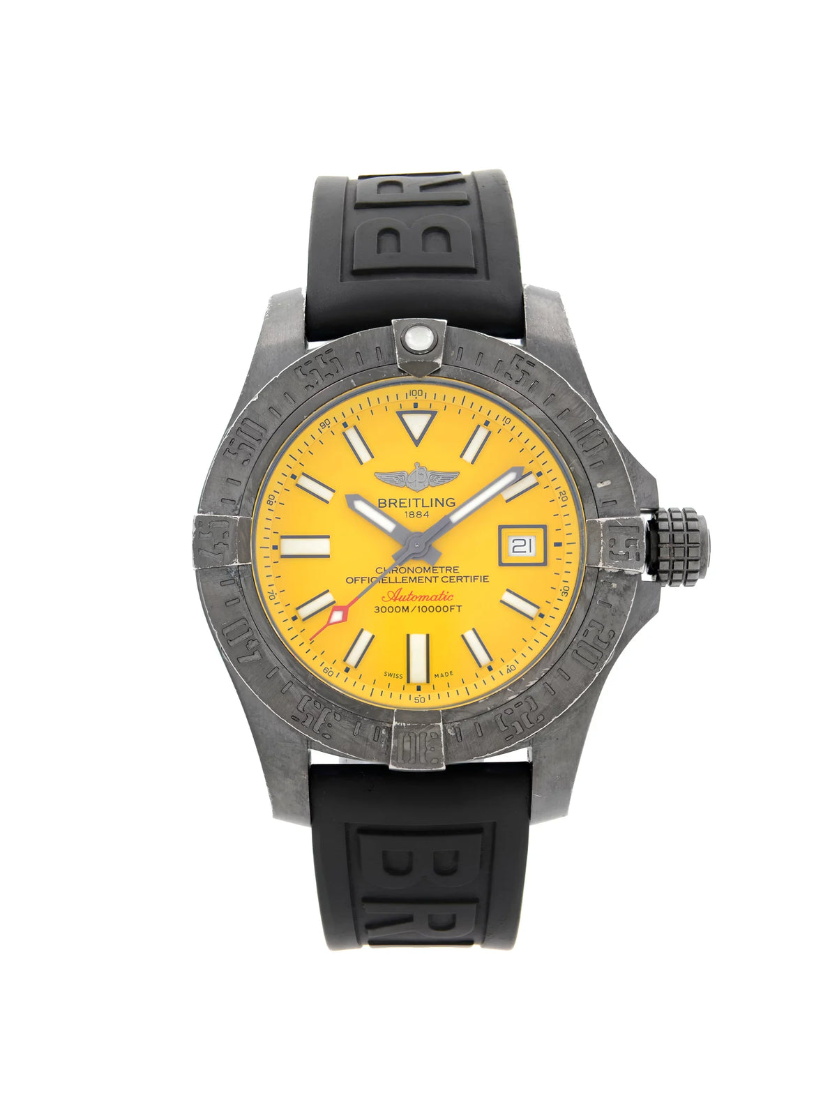 Automatic Mens Steel II Watch M17331E2/I530-153S Breitling Seawolf Black Avenger