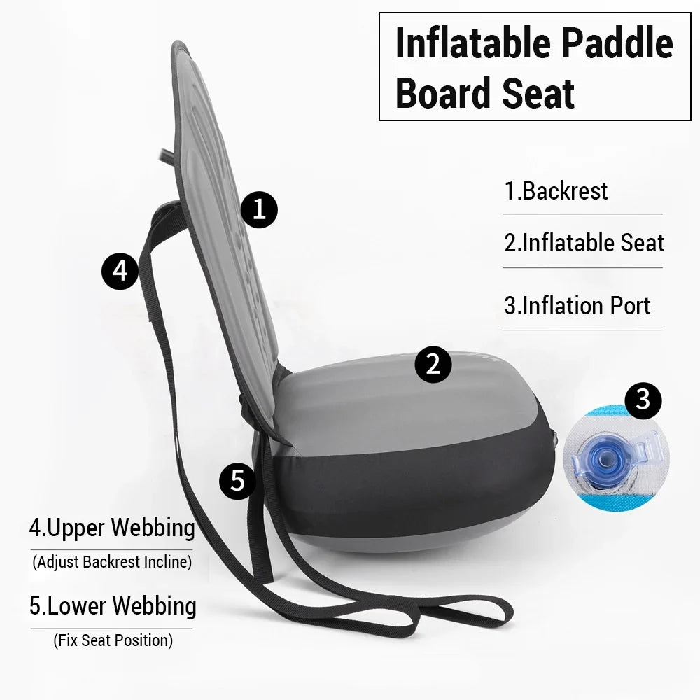 Kayak and Back Seat Adjustable Detachable Ultimate Comfort Support - for Arealer
