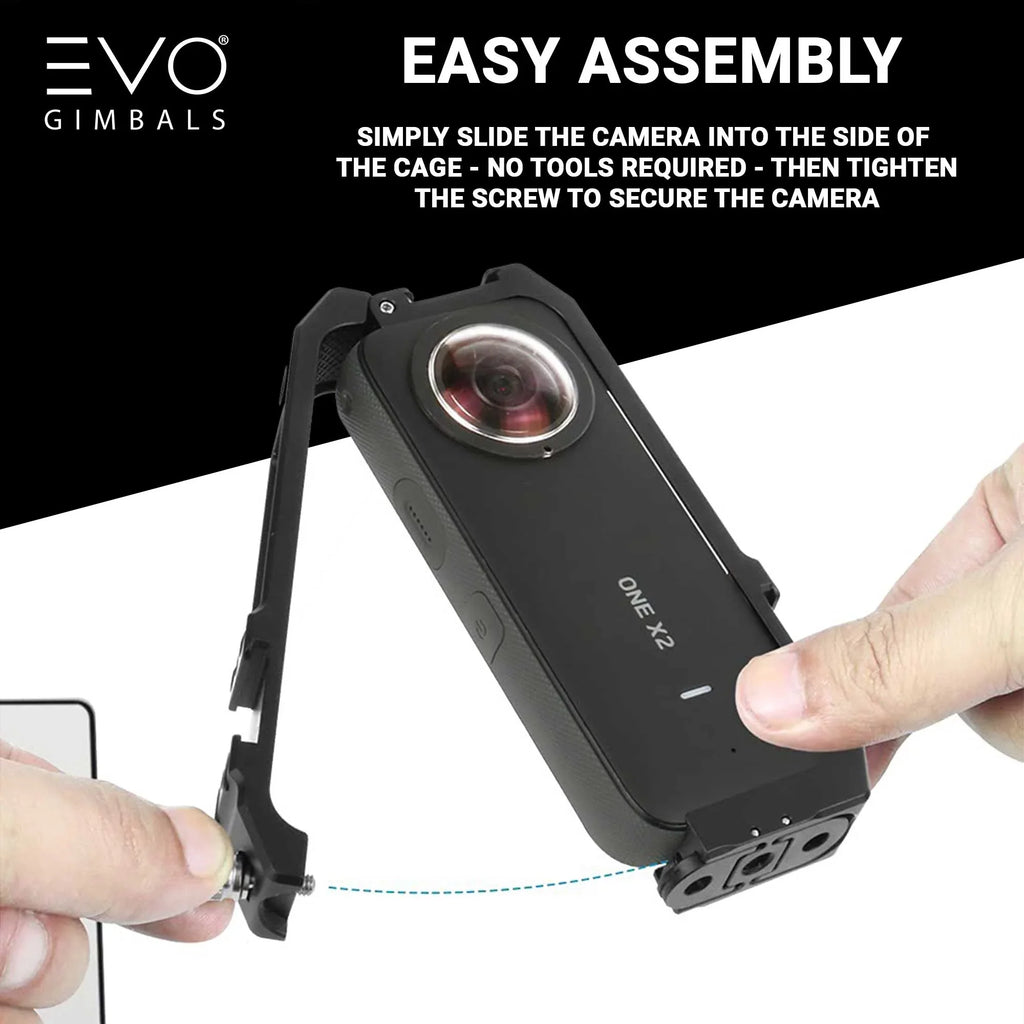 X2 Insta360 Cage PROX2 ONE Camera for