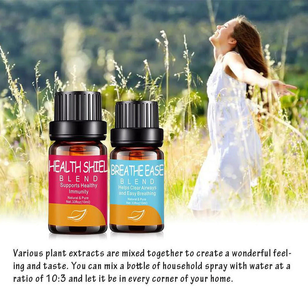 Blends-Breathe 12 Health Ease, Pure Calming… TOP Oil Premium Essential Shield, drdong-Natural and