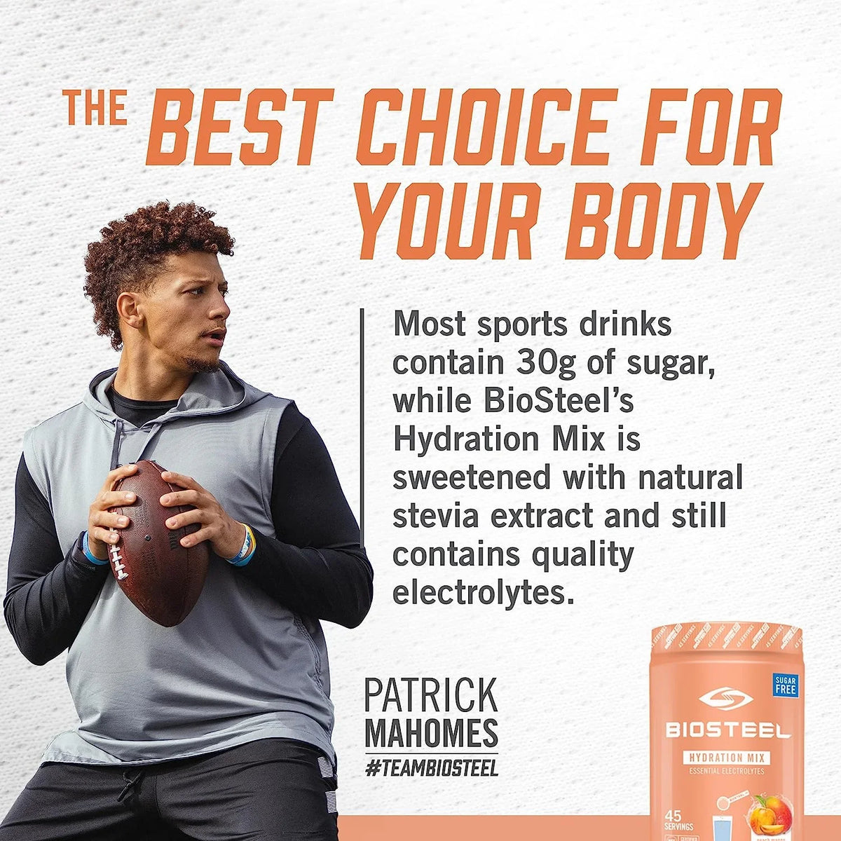 Flavor, 45 Great Electrolytes, BioSteel Peach Hydration Tub per Tasting 5 Mango Zero Mix, Sugar Hydration Essential with Servings