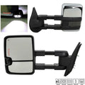 Towing Heated Lamp Signal&Backup Power Chevrolet For Led Mirrors Chrome Gmc