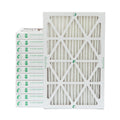 Pleated Glasfloss. of 23-1/2 Air Inch 17-1/2 x 12 MERV by 18x24x2 1-3/4 Pack 10 x Size: Actual 2" Filters