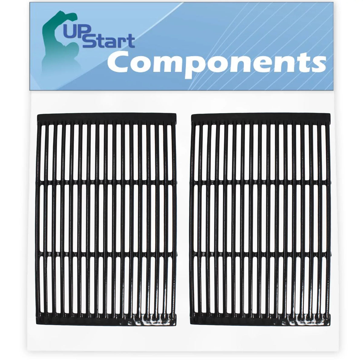 Replacement Barbeque 810-8532-S Compatible Enameled - Grid Porcelain Cooking Grates BBQ 19" Parts for 2-Pack Iron Grill Cast Charmglow