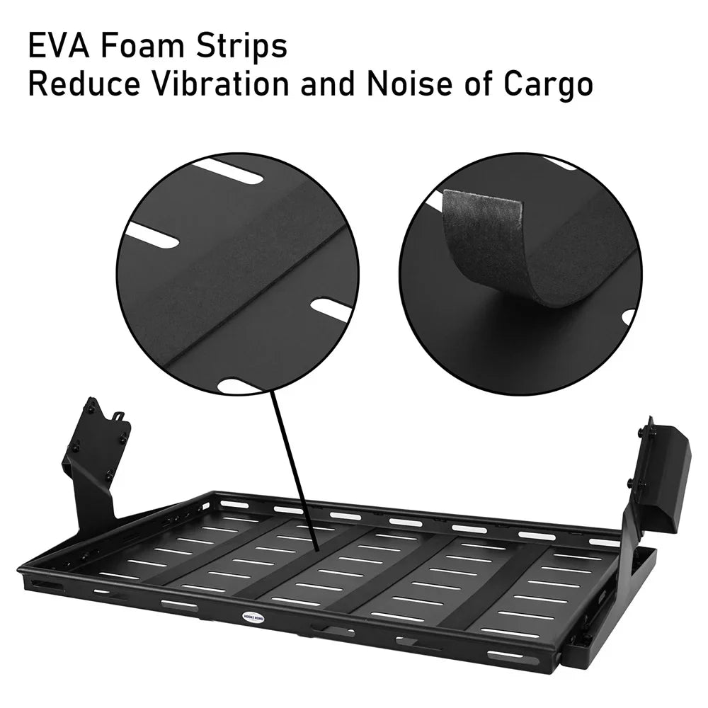 Rear 4-Door Cargo Box Hooke Bronco Ford Black Luggage Basket Road 2021-2023 Fit Rack