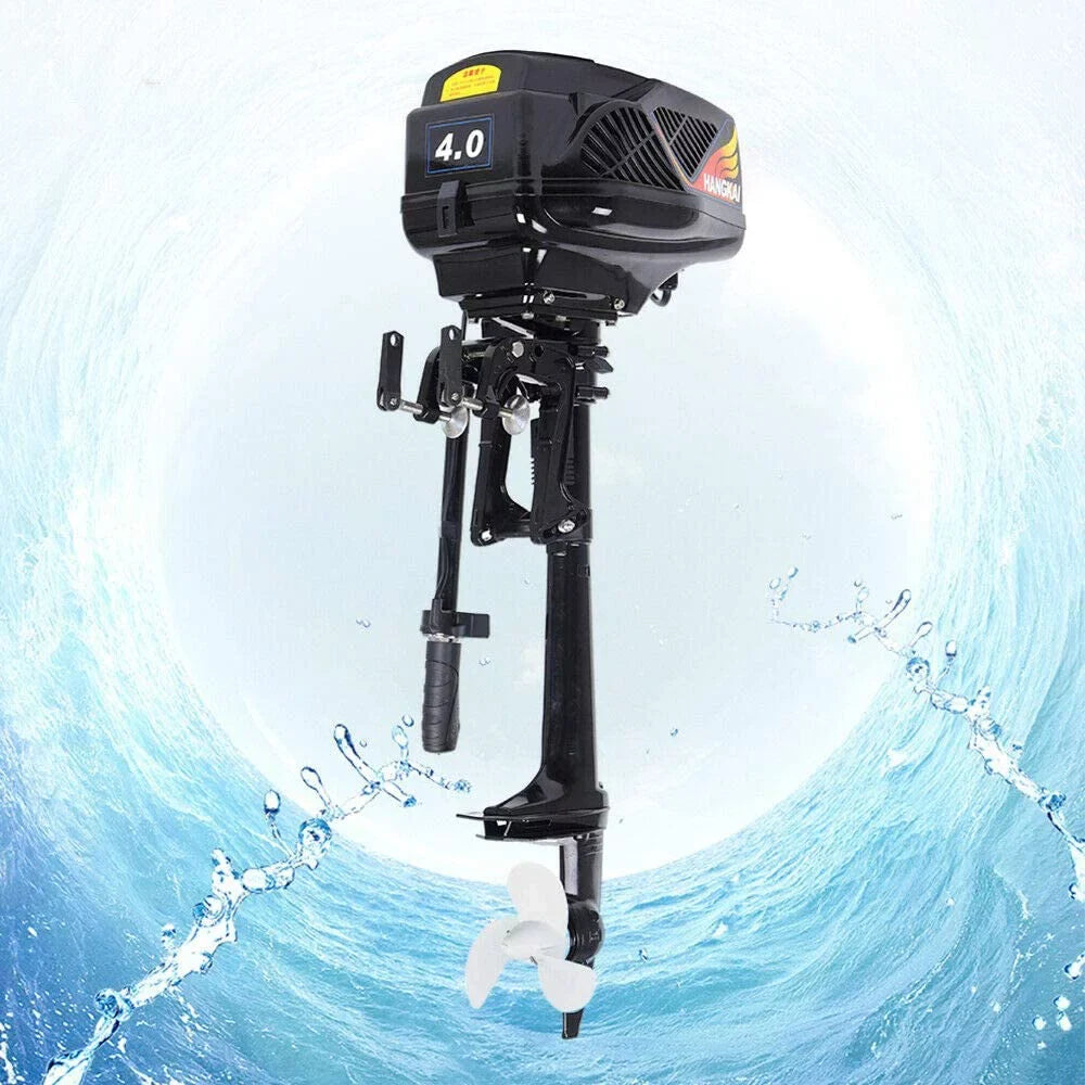 Miumaeov Electric Marine Trolling Motor 1000W Outboard Motor 4HP Driver Brushless Propeller Motor, Propeller Electric Duty Start Outboard Heavy Engine Trolley Boat