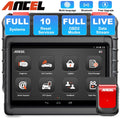 Automotive X6 Bluetooth System Reader Tool Scan OBD2 Auto Live OBD Scanner Bi-direactional Services Diagnostic Reset EOBD Automotive ANCEL Scan Diagnostic Car Scanner Tablet Car VIN 10 All Data Code