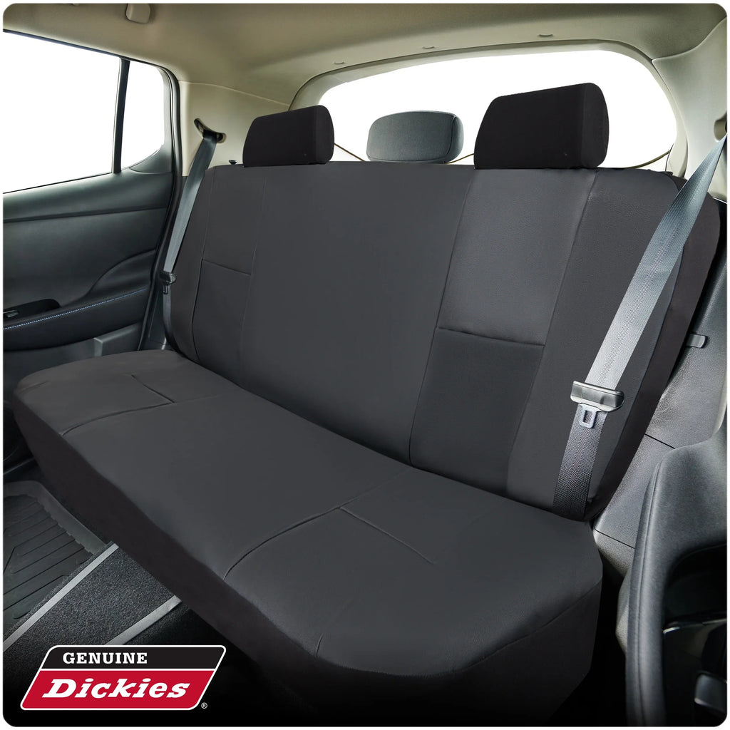 Vegan Seat Petersen Leather 43645WDI 3-Piece Black Covers, Dickies Car Genuine