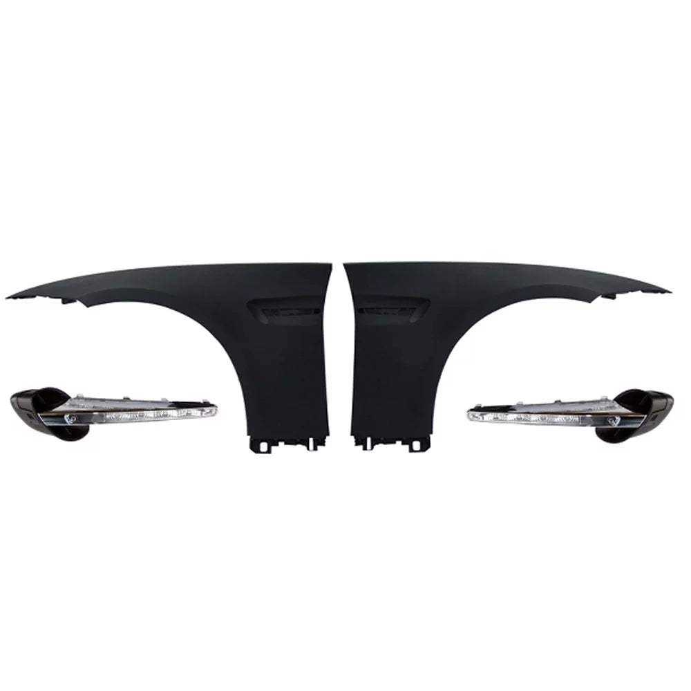Compatible Side 2Dr Signal Ikon With 07-13 LED Fender Vent M3 Conversion Complete with Front E92 Motorsports