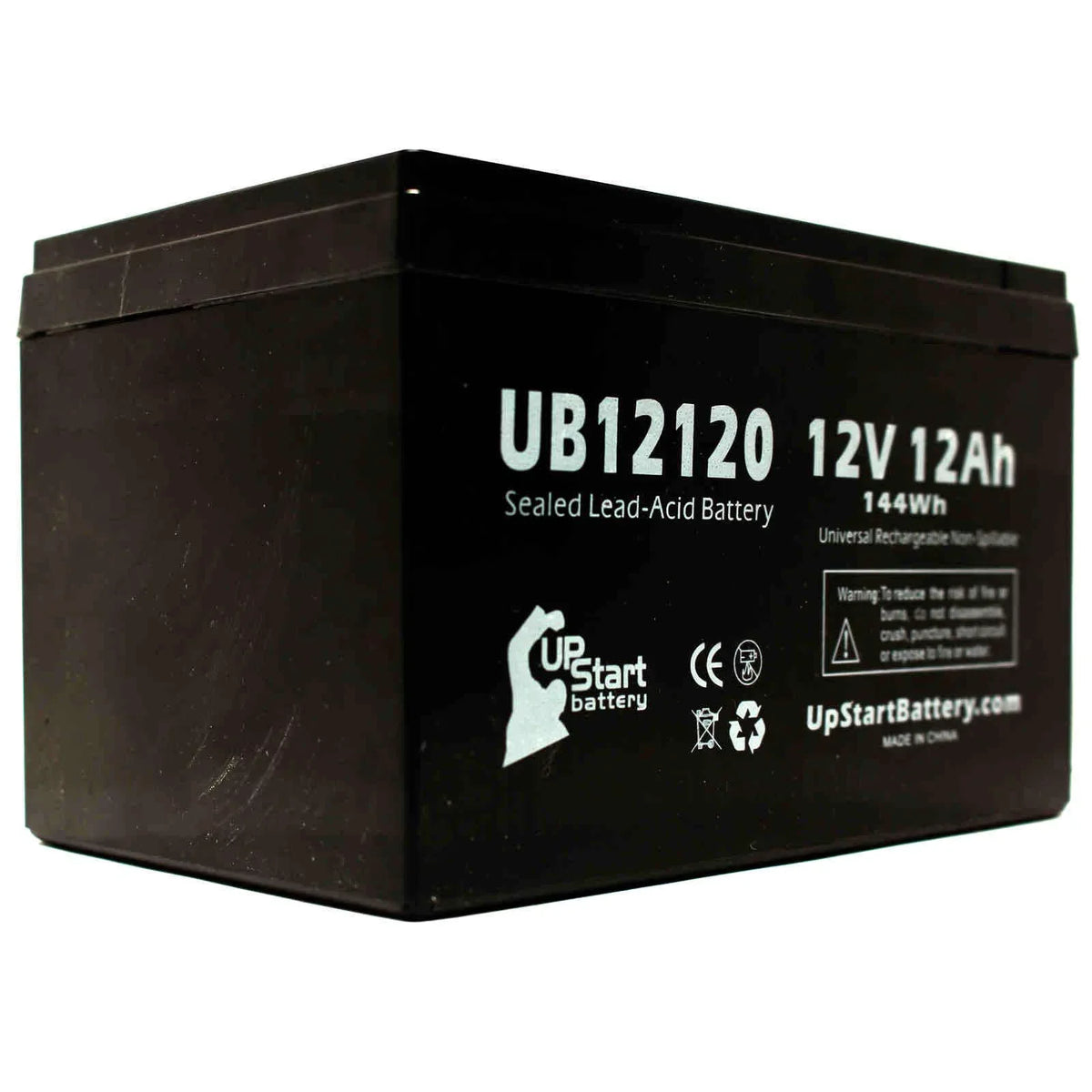 SEA-DOO Terminal Includes F2 12000mAh, F1 Universal Sealed Supercharged to (12V, - UB12120 SLA) Terminal, Replacement VS SeaScooter Acid F1 - TWO 12Ah, AGM, Battery Battery Adapters Lead