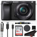 Video, Sony Mirrorless Digital Kit Pixi Screen Focus, with Eye Lens a6400 Flip Alpha Lens Camera Auto Interchangeable 4K Real-Time & Camera: Essentials 16-50mm Compact APS-C +