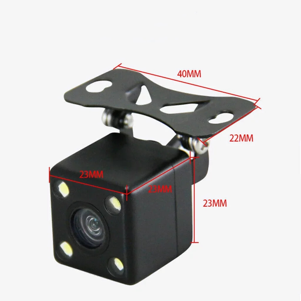 Kit+Universal Blind Backup Warning Vision Reverse View Detection and System 4.3in Parking Monitoring Rear Spot Car HD Sensor Set Camera Monitor Night Radar