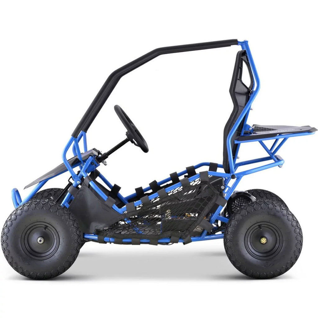 Maverick Blue Go Kart 1000w Electric 36v MotoTec
