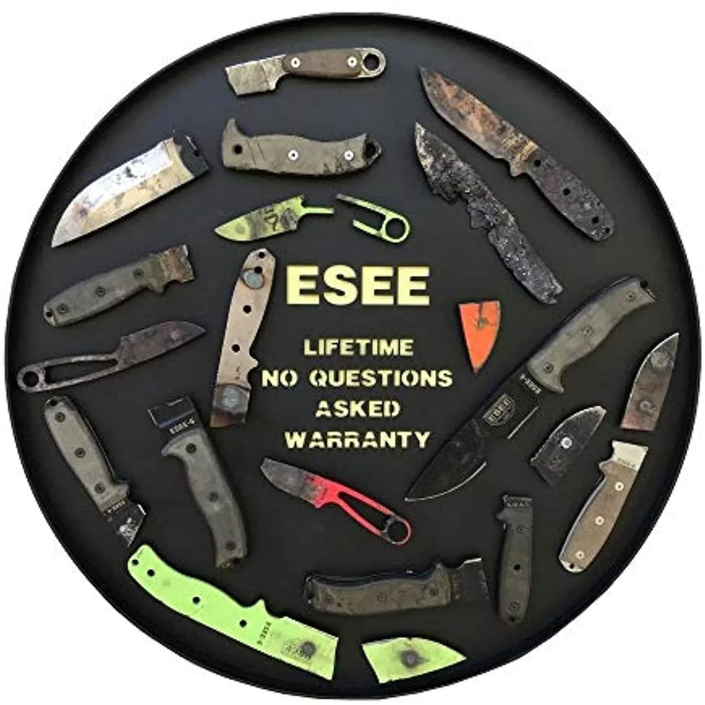 Blade 1095 Game Black Orange Knives Fixed & Steel Carbon ESEE Knife AGK-OR G10 Ashley